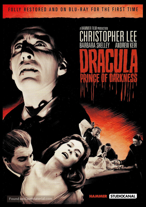 Dracula: Prince of Darkness - British DVD movie cover