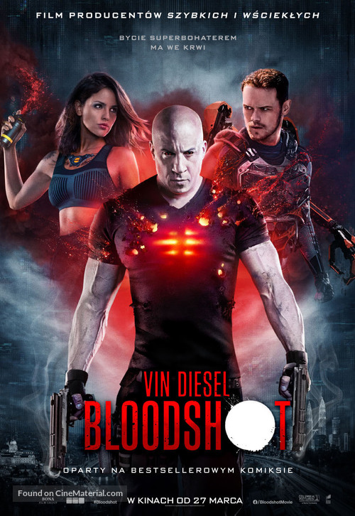 Bloodshot - Polish Movie Poster