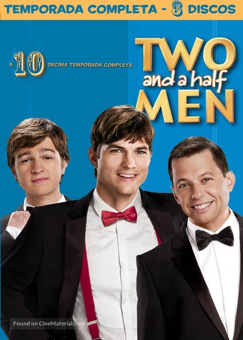 &quot;Two and a Half Men&quot; - Brazilian DVD movie cover