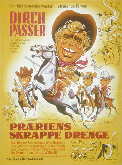 Pr&aelig;riens skrappe drenge - Danish Movie Poster