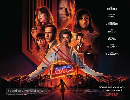 Bad Times at the El Royale - Mexican Movie Poster