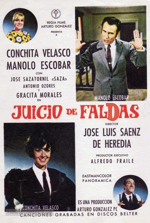 Juicio de faldas - Spanish Movie Poster