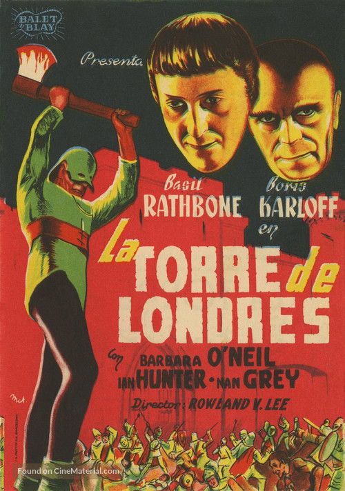 Tower of London - Spanish Movie Poster