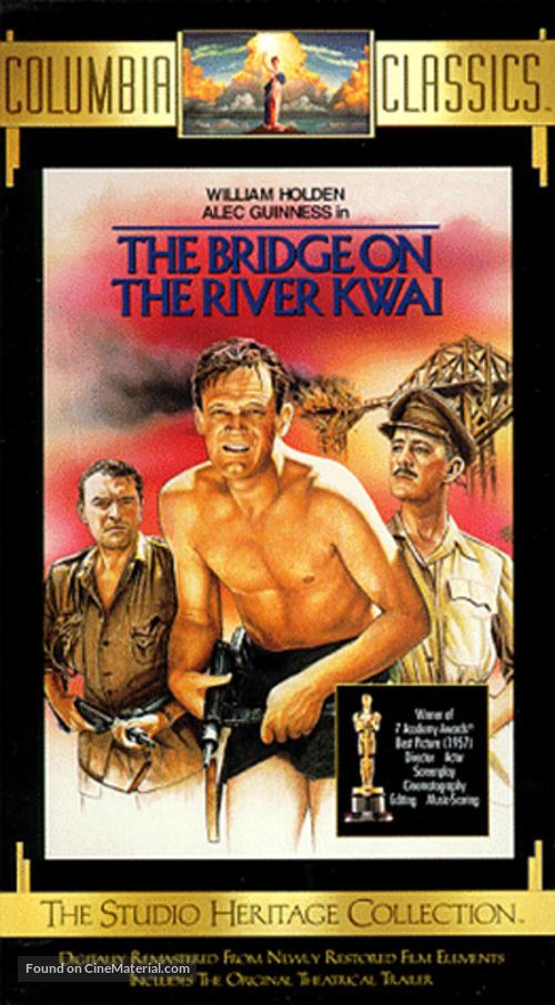 The Bridge on the River Kwai - VHS movie cover