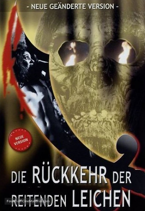 El ataque de los muertos sin ojos - German DVD movie cover