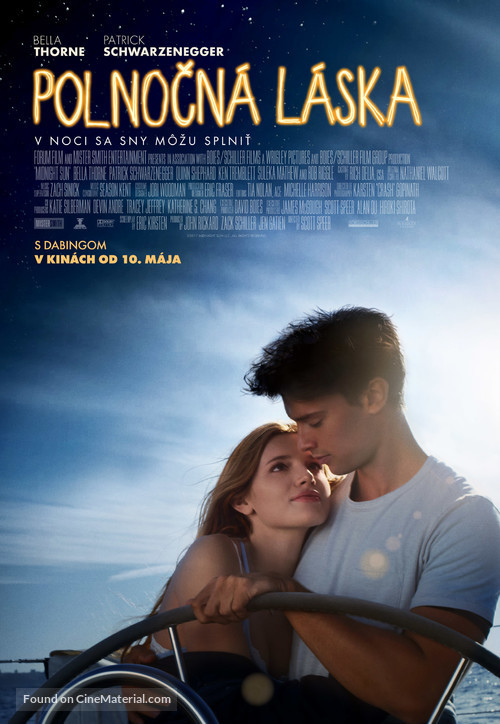 Midnight Sun - Slovak Movie Poster