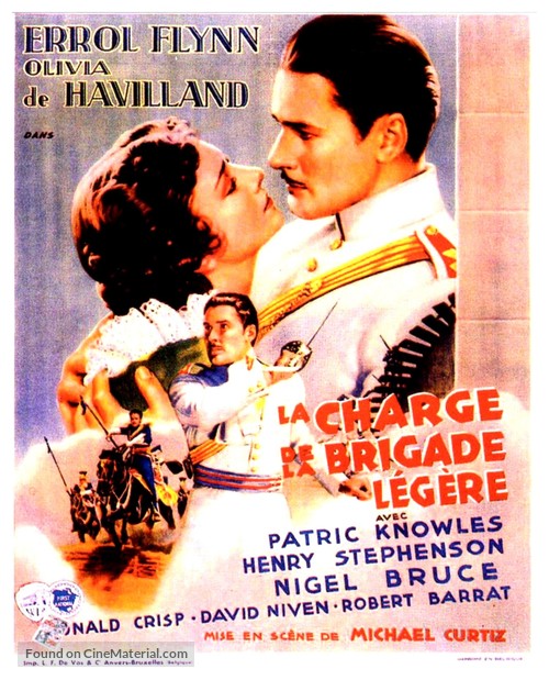 The Charge of the Light Brigade - Belgian Movie Poster