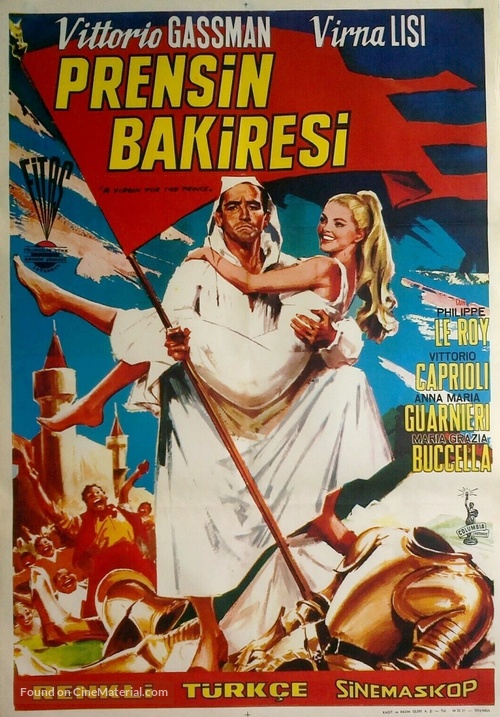Una vergine per il principe - Turkish Movie Poster