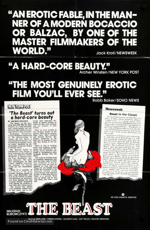 La b&ecirc;te - Movie Poster