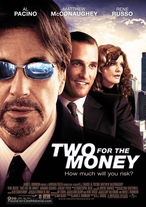 Two For The Money - Dutch Movie Poster