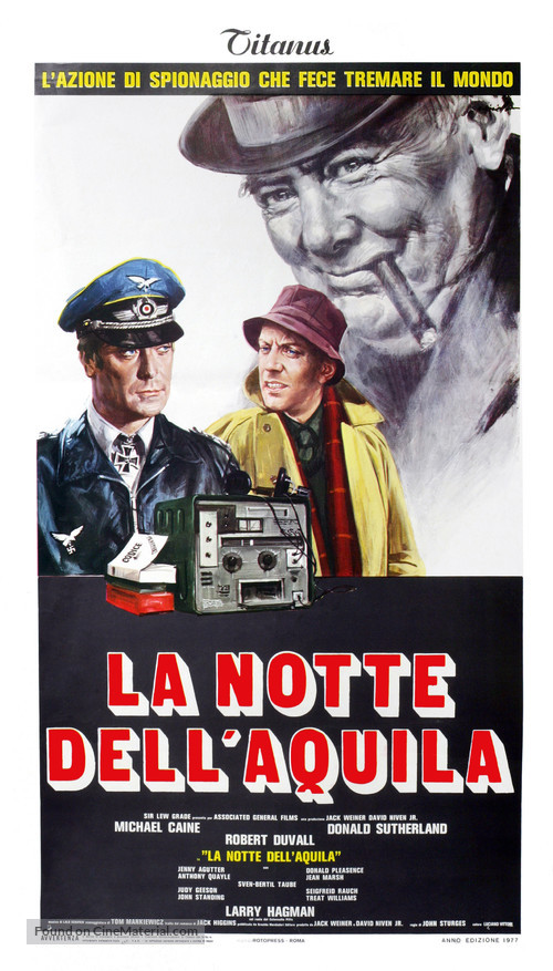 The Eagle Has Landed - Italian Movie Poster