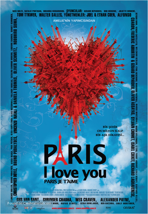 Paris, je t&#039;aime - Turkish Movie Poster