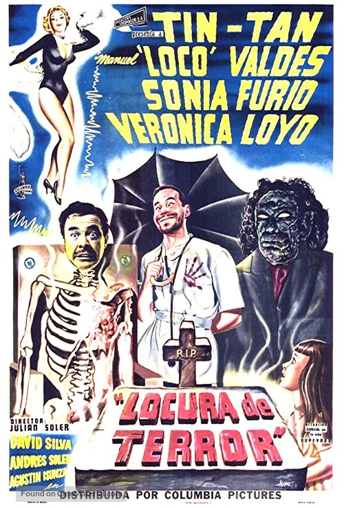 Locura de terror - Mexican Movie Poster