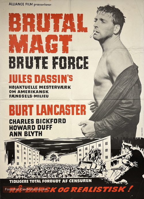Brute Force - Danish Movie Poster
