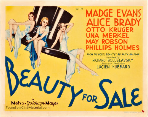 Beauty for Sale - Movie Poster