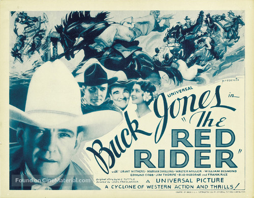 The Red Rider - Movie Poster