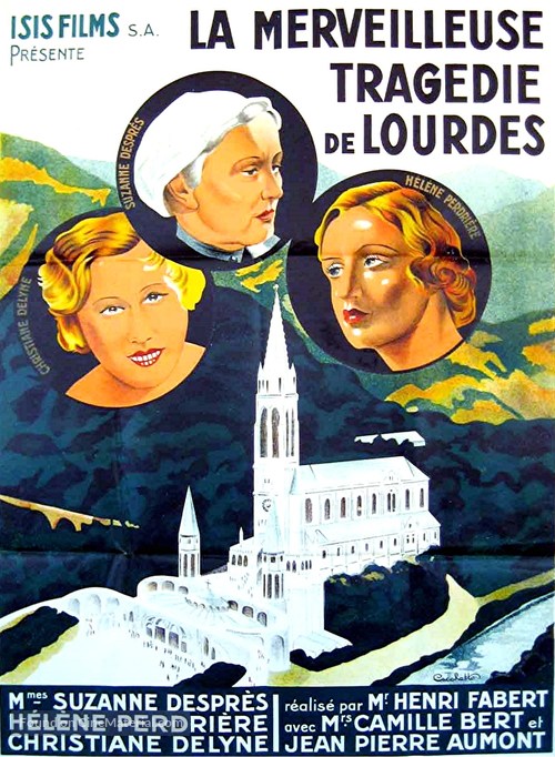 La merveilleuse trag&eacute;die de Lourdes - French Movie Poster