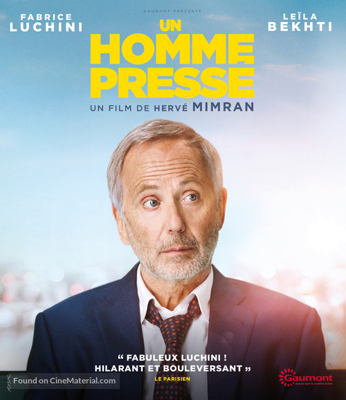 Un homme press&eacute; - French Blu-Ray movie cover