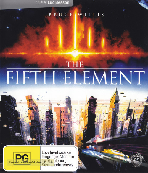 The Fifth Element - Australian Blu-Ray movie cover