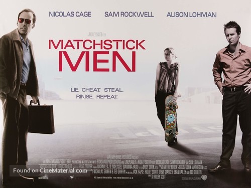 Matchstick Men - British Movie Poster