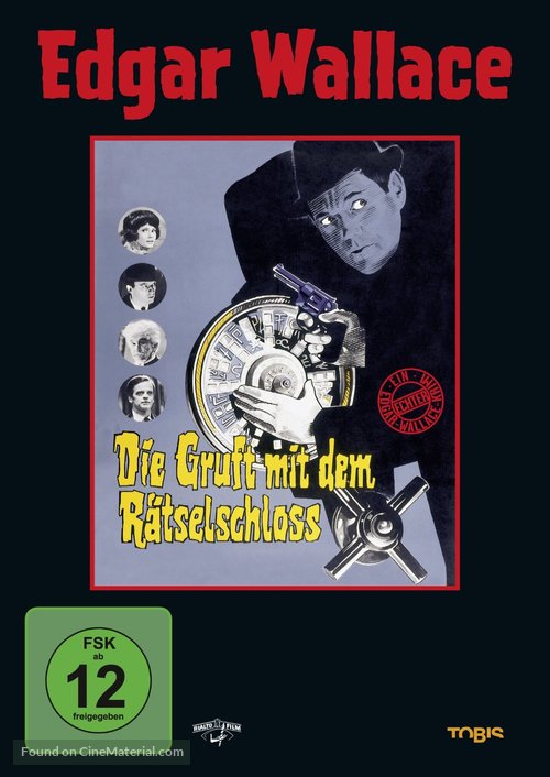 Die Gruft mit dem R&auml;tselschlo&szlig; - German DVD movie cover