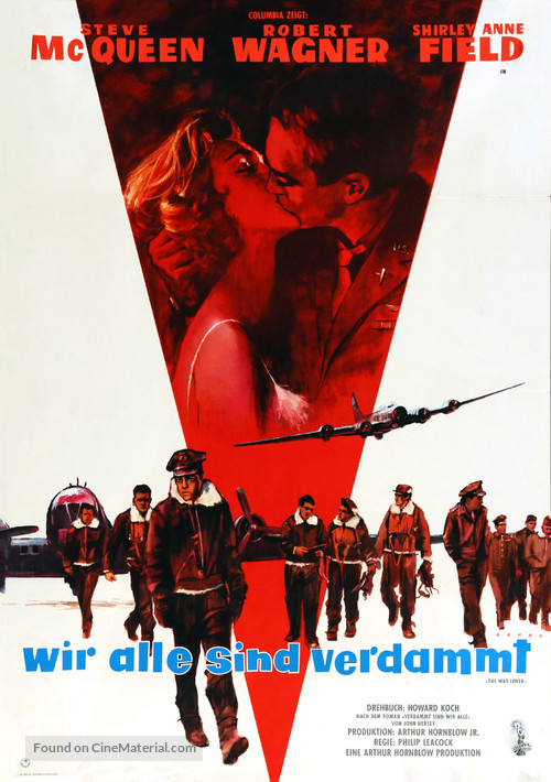 The War Lover - German Movie Poster
