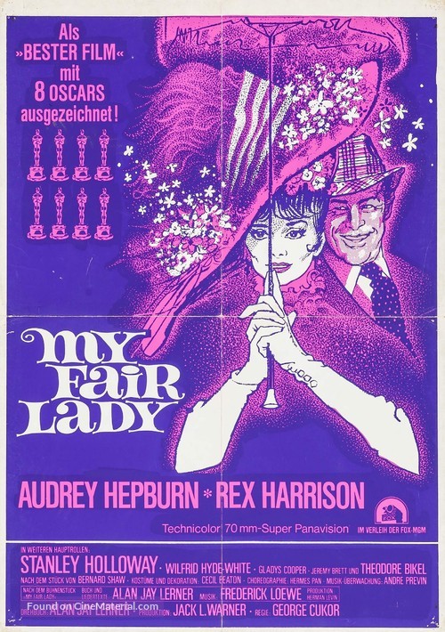 My Fair Lady - German Movie Poster