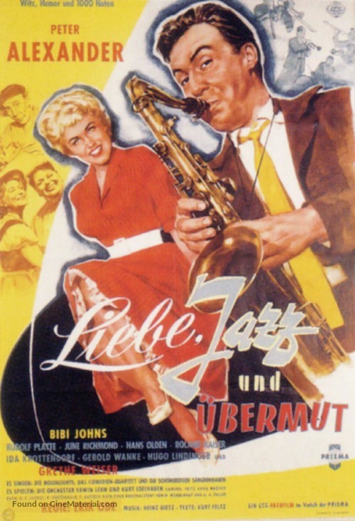 Liebe, Jazz und &Uuml;bermut - German Movie Poster