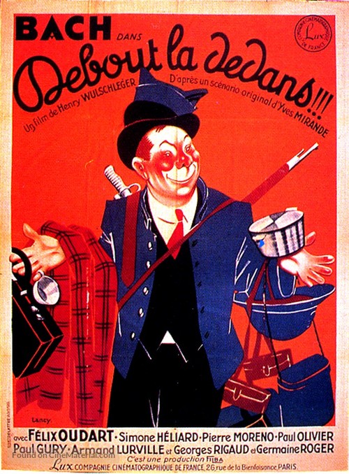 Debout l&agrave;-dedans! - French Movie Poster