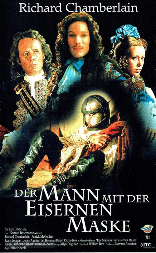 The Man in the Iron Mask - German VHS movie cover