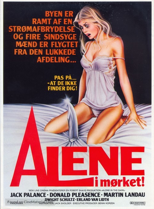 Alone in the Dark - Danish Movie Poster