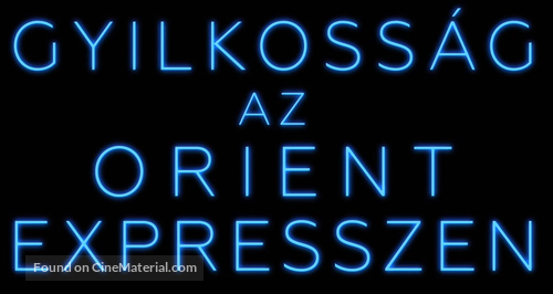 Murder on the Orient Express - Hungarian Logo