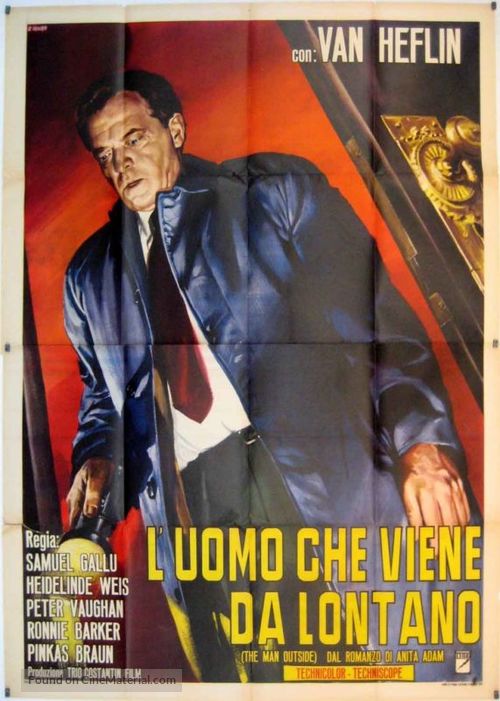 The Man Outside - Italian Movie Poster