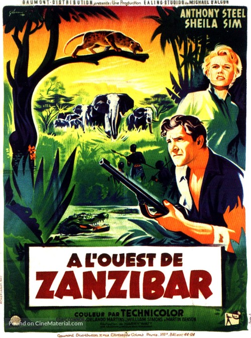 West of Zanzibar - French Movie Poster