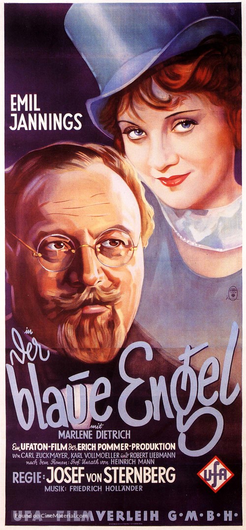 Der blaue Engel - German Movie Poster