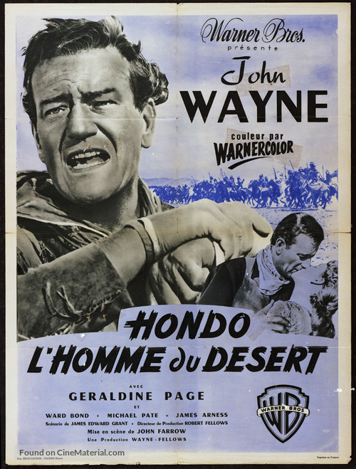 Hondo - French Movie Poster