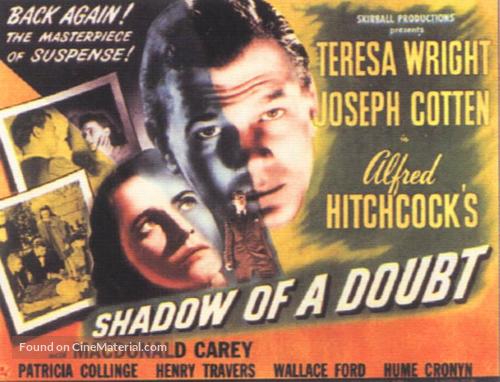 Shadow of a Doubt - British Movie Poster