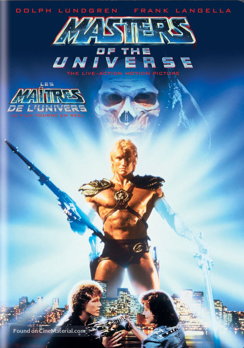 Masters Of The Universe - Canadian DVD movie cover