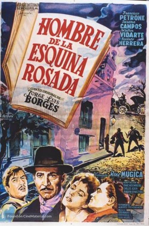 Hombre de la esquina rosada - Argentinian Movie Poster