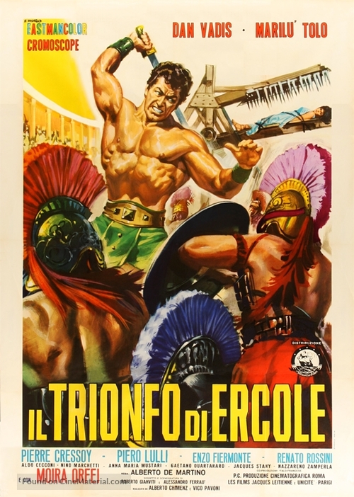 Il trionfo di Ercole - Italian Movie Poster