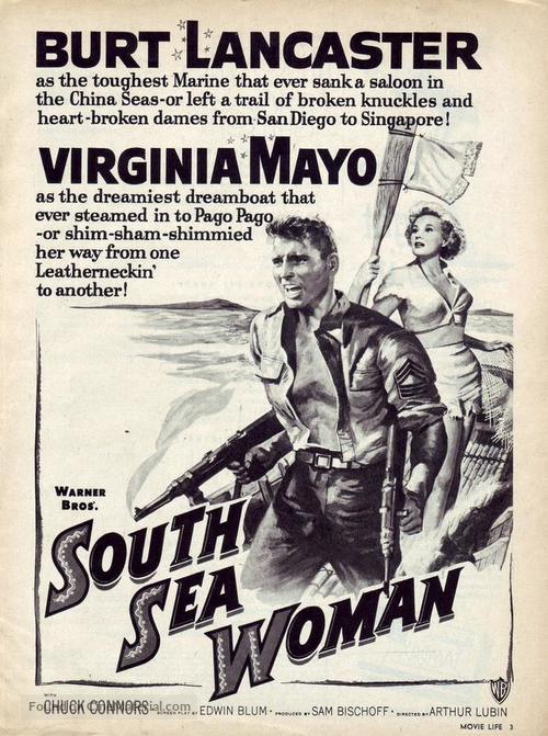 South Sea Woman - Movie Poster