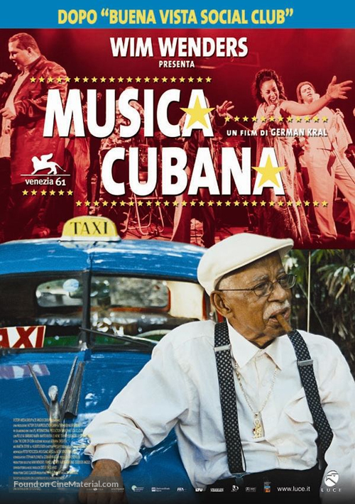 M&uacute;sica cubana - Italian poster