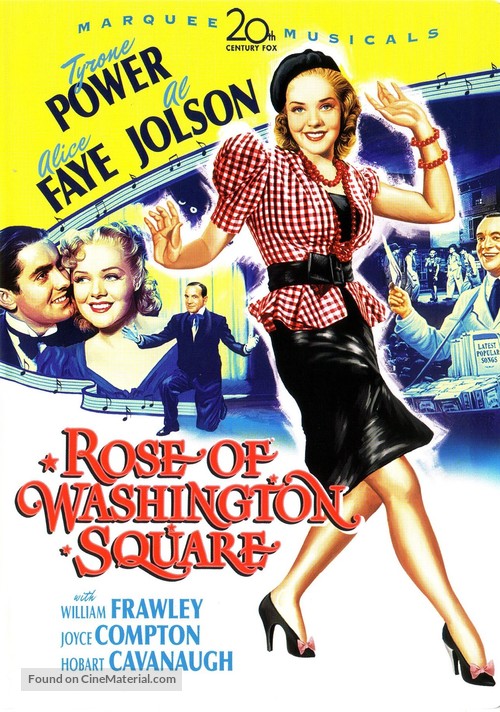 Rose of Washington Square - DVD movie cover