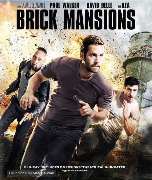 Brick Mansions - Blu-Ray movie cover