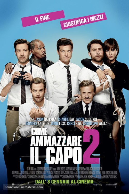 Horrible Bosses 2 - Swiss Movie Poster