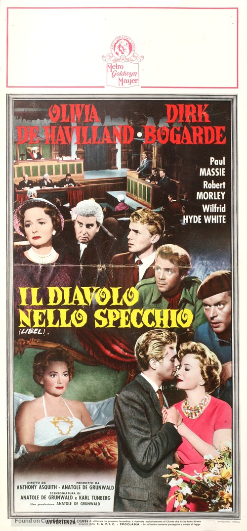 Libel - Italian Movie Poster