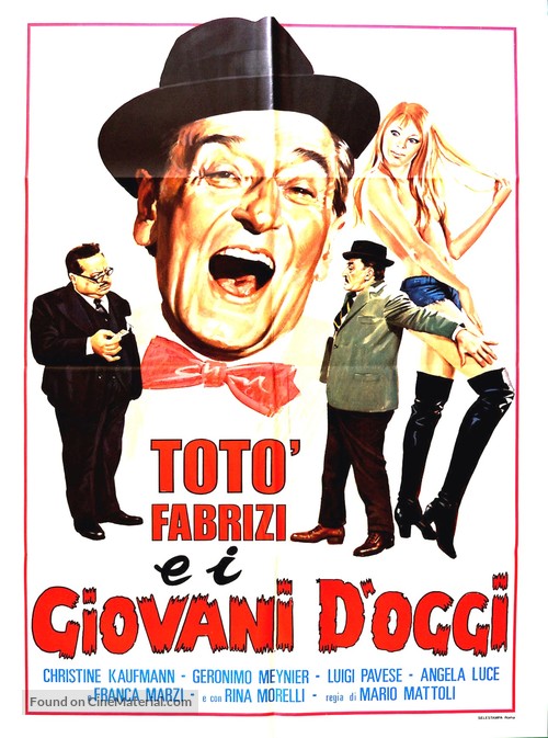 Tot&ograve;, Fabrizi e i giovani d&#039;oggi - Italian Movie Poster