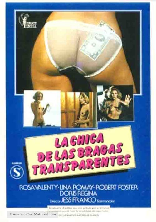 La chica de las bragas transparentes - Spanish Movie Poster