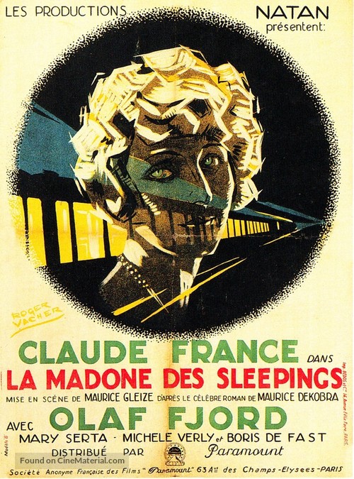 La madone des sleepings - French Movie Poster