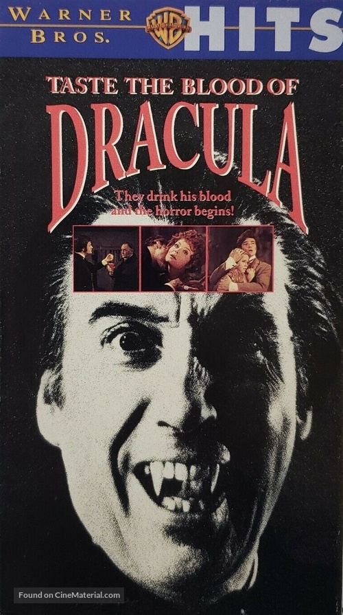 Taste the Blood of Dracula - VHS movie cover